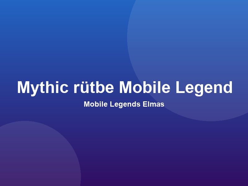 Mobile Legends Elmas