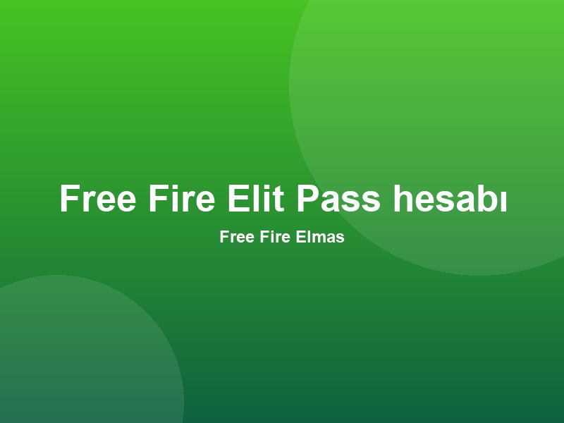 Free Fire Elmas