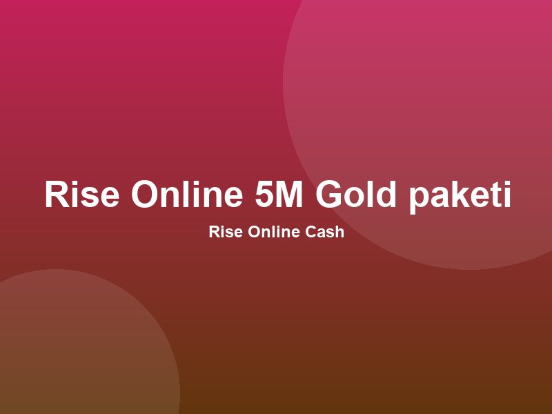 Rise Online Cash