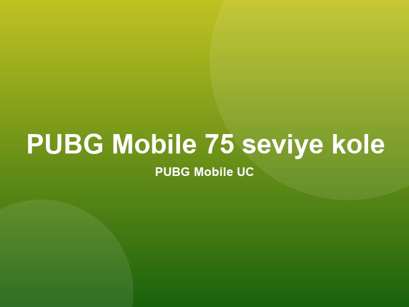 PUBG Mobile UC
